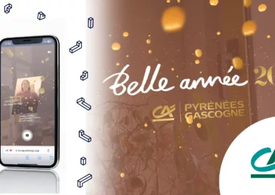 Crédit Agricole — AR Seasonal Greetings — 1 / 4