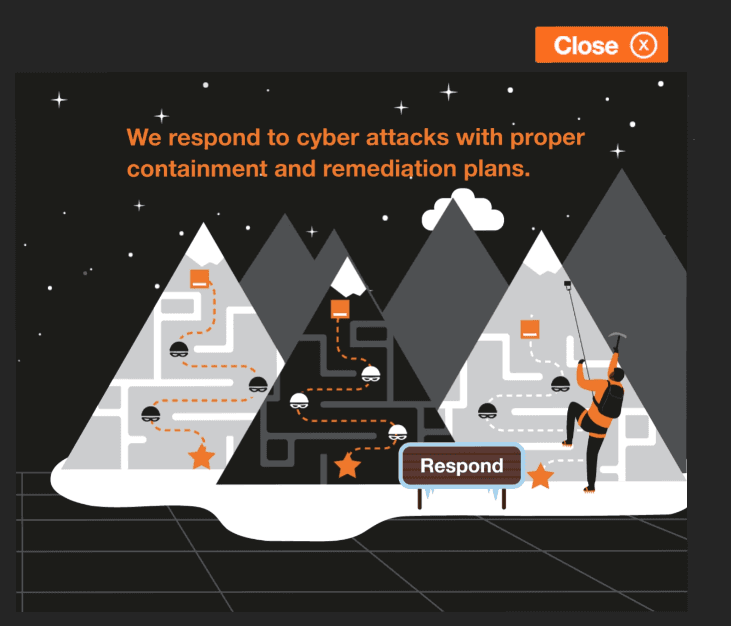 Orange Cyberdefense — AR New Year Storytelling — 3 / 4